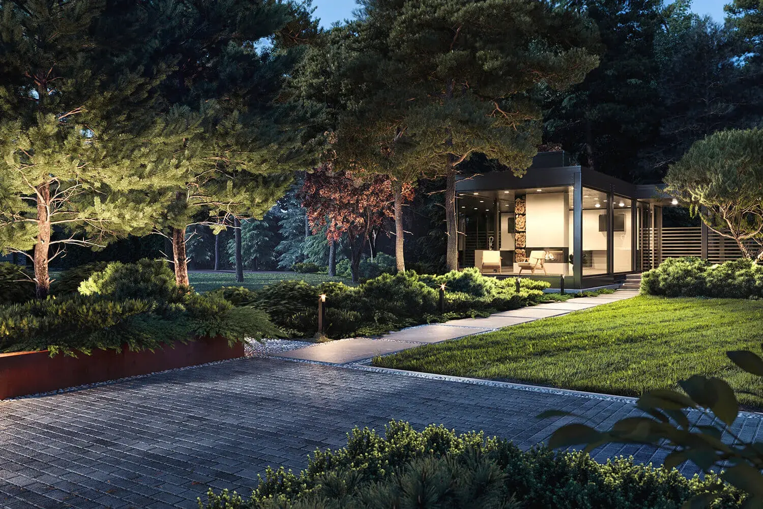 Ландшафтное освещение